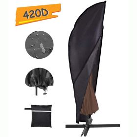 Umbrella Cover with Zipper and Water Resistant Fabric Sunshade