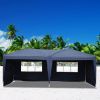 20''x10''(3 x 6m) Two Windows Practical Waterproof Folding Tent Blue XH