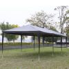 10'x30' Outdoor Party Tent with 8 Removable Sidewalls, Waterproof Canopy Patio Wedding Gazebo, Black