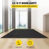 VEVOR Marine Carpet, 6 x 18 ft Boat Carpeting, Charcoal Black Marine Grade Boat Carpet, Indoor/Outdoor Marine Carpeting w/ Water-proof TPR Backing, Wa