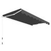 Folding Awning Manual Operated 118.1" Anthracite