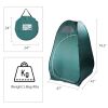 Portable Outdoor Pop-up Toilet Dressing Fitting Room Privacy Shelter Tent Army Green