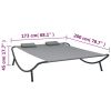 Patio Lounge Bed Fabric Anthracite