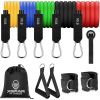 Exercise Resistance Band Set with Handles (11pc Set)