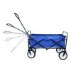 Outdoor Folding Wagon Garden ;  Large Capacity Folding Wagon Garden Shopping Beach Cart ; Heavy Duty Foldable Cart;  for Outdoor Activities;  Beaches;