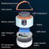 LED Solar Camping Light USB Rechargeable Bulb Outdoor Tent Lamp Portable Lantern Night Emergency Bulb Flashlight BBQ Hiking Tool