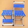 1pc Durable Folding Stool; Portable Stool For Camping Fishing; Fishing Accessories