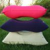 Portable Fold Inflatable Air Pillow Outdoor Travel Sleeping Camping PVC Neck Stretcher Backrest Plane Comfortable Pillow