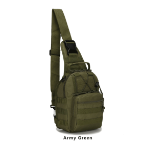 EDC Shoulder Bag - Tactical Chest Sling Bag (5 Liter) (Color: Army green)