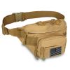 EDC Fanny Pack - Tactical Pouch with USA Flag Patch